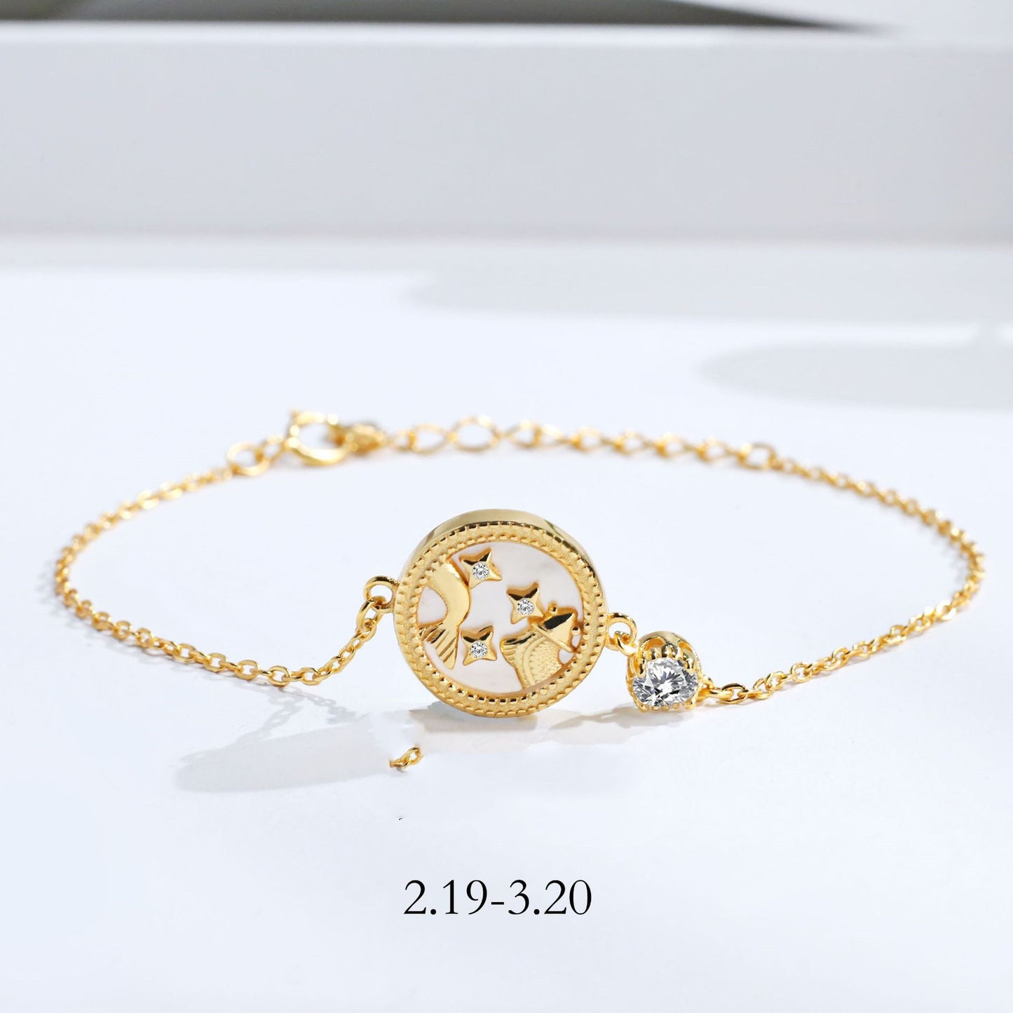 S925 Sterling Silver Twelve Constellation Bracelet – Elegant Zodiac-Inspired Jewelry