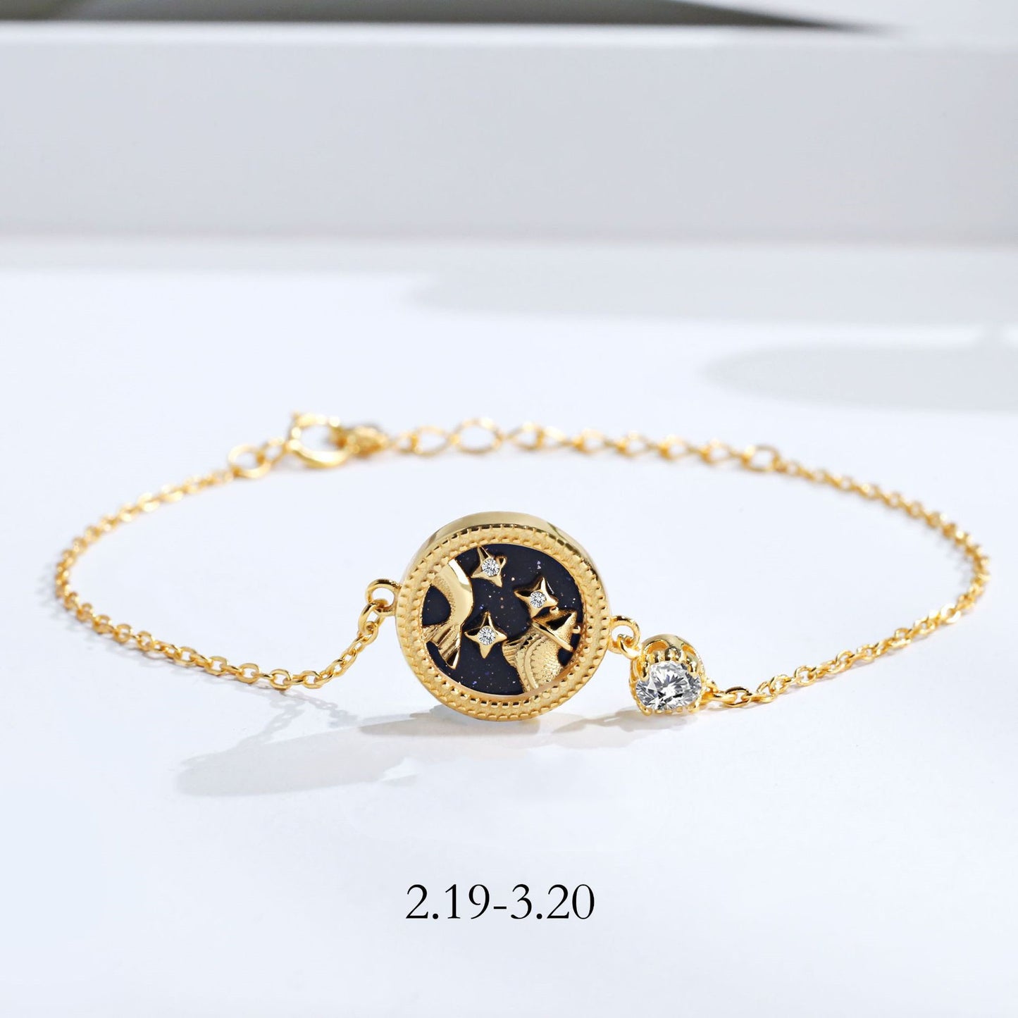 S925 Sterling Silver Twelve Constellation Bracelet – Elegant Zodiac-Inspired Jewelry