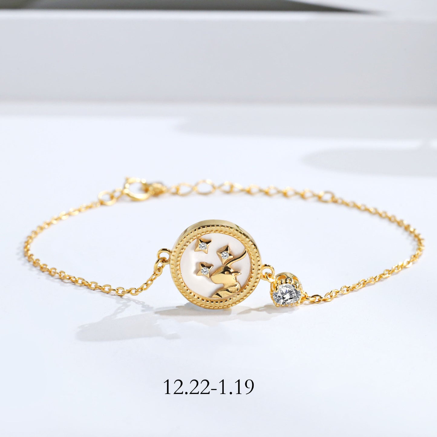 S925 Sterling Silver Twelve Constellation Bracelet – Elegant Zodiac-Inspired Jewelry