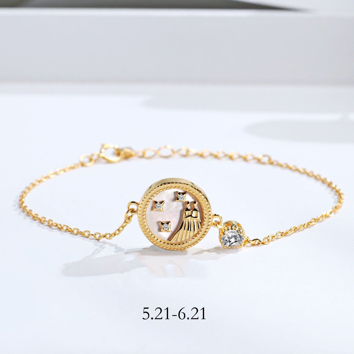 S925 Sterling Silver Twelve Constellation Bracelet – Elegant Zodiac-Inspired Jewelry