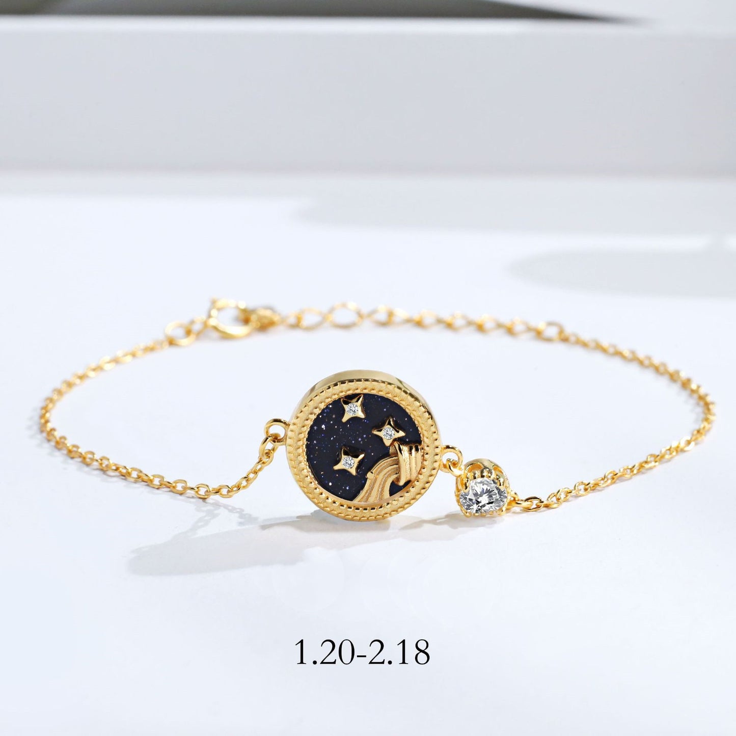 S925 Sterling Silver Twelve Constellation Bracelet – Elegant Zodiac-Inspired Jewelry