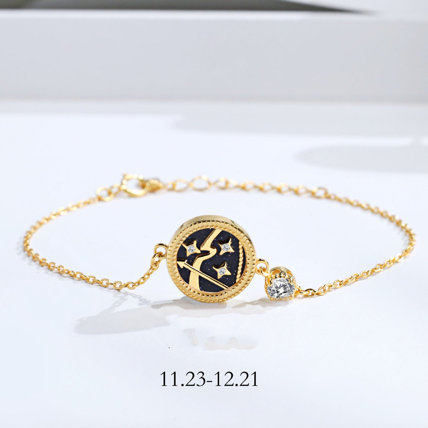 S925 Sterling Silver Twelve Constellation Bracelet – Elegant Zodiac-Inspired Jewelry