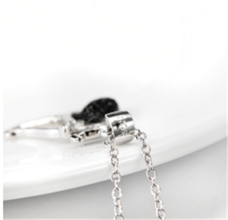 925 Sterling Silver Pet Cat and Dog Pendant Necklace – Simple and Elegant Design