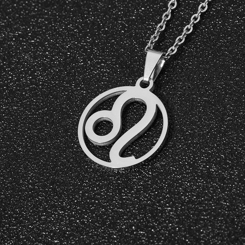 12 Constellation Stainless Steel Necklace – Astrology-Inspired Zodiac Accessories