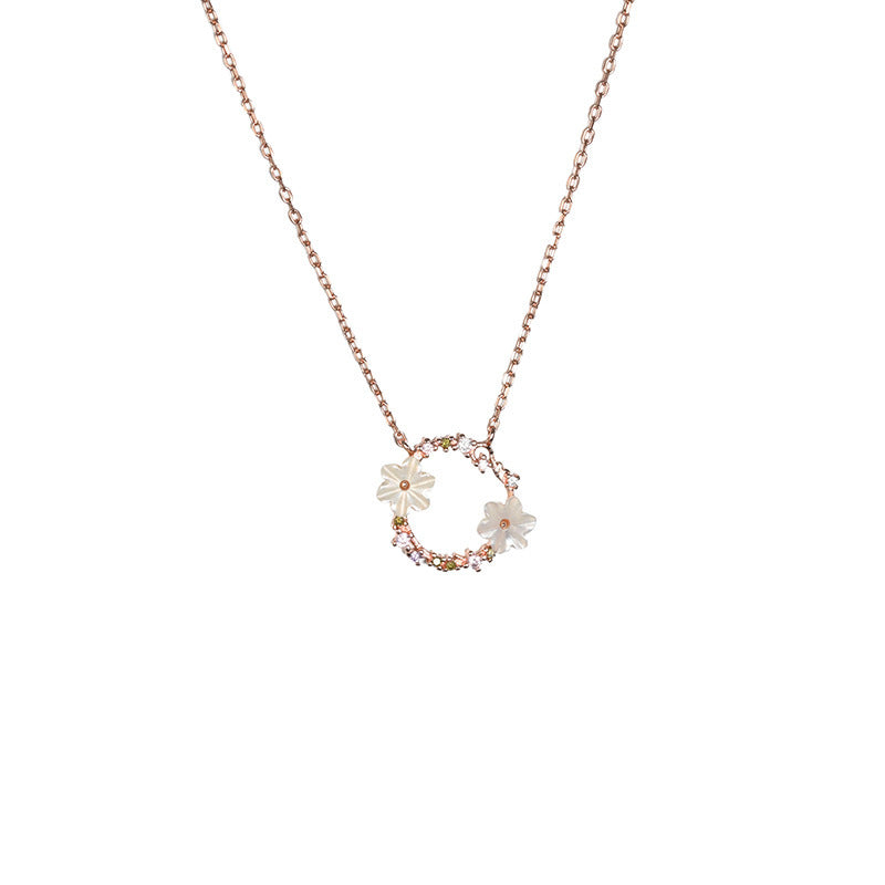 Elegant Plum Blossom Necklace Pendant – Timeless Floral Beauty