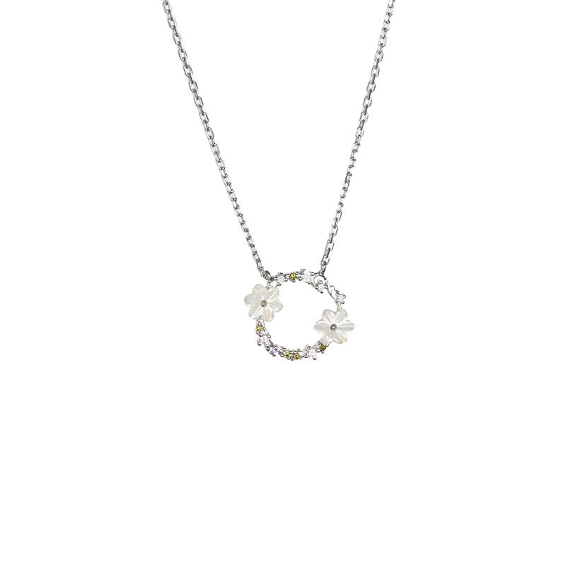 Elegant Plum Blossom Necklace Pendant – Timeless Floral Beauty