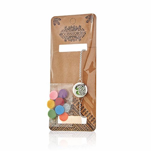 Aromatherapy Jewellery Chain and Crystal Bracelet 20mm